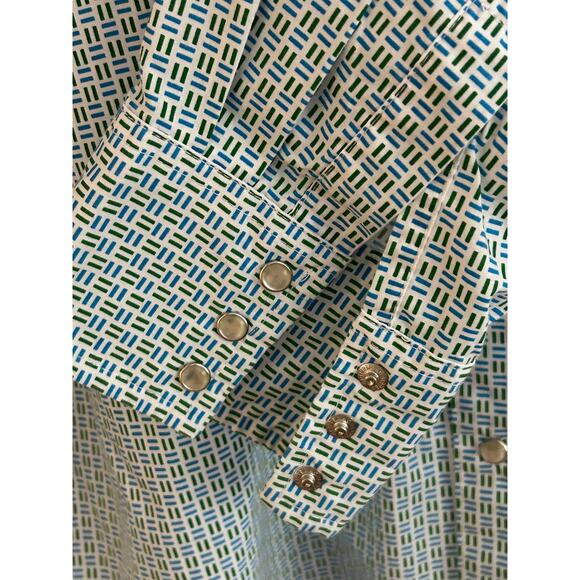 Wrangler Wrancher Pearl Button Western Shirt Cowboy Ranch Size L - Picture 7 of 12